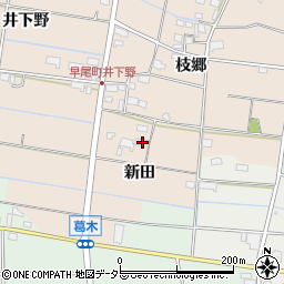 愛知県愛西市早尾町枝郷110周辺の地図