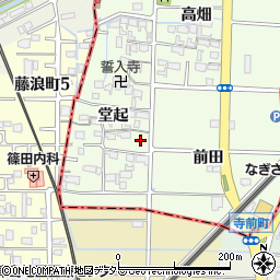 愛知県愛西市見越町堂起65周辺の地図