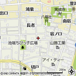 愛知県あま市下萱津池端6周辺の地図