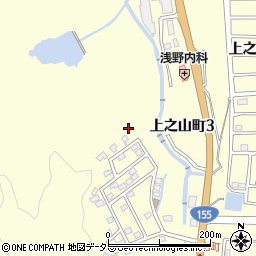愛知県瀬戸市上之山町周辺の地図