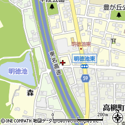 愛知県名古屋市名東区豊が丘607周辺の地図