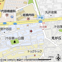 愛知県名古屋市千種区汁谷町134周辺の地図