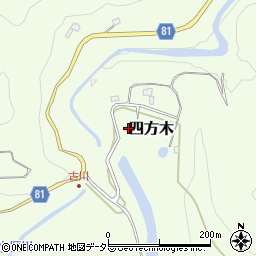 千葉県鴨川市四方木586周辺の地図