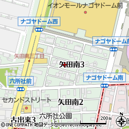 愛知県名古屋市東区矢田南3丁目7周辺の地図
