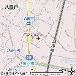 滋賀県大津市八屋戸642周辺の地図