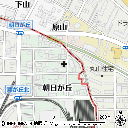 愛知県名古屋市名東区朝日が丘33周辺の地図