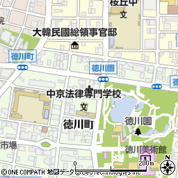 愛知県名古屋市東区徳川町1915周辺の地図