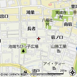 愛知県あま市下萱津池端5周辺の地図
