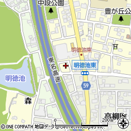 愛知県名古屋市名東区豊が丘603周辺の地図