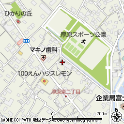 静岡県富士市厚原574周辺の地図