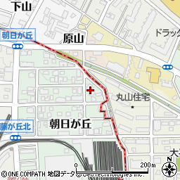 愛知県名古屋市名東区朝日が丘34周辺の地図