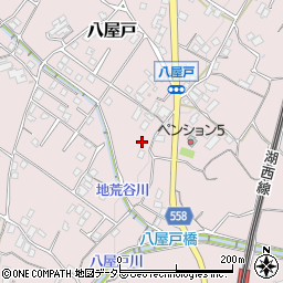 滋賀県大津市八屋戸712周辺の地図
