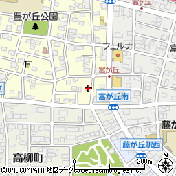 愛知県名古屋市名東区豊が丘22周辺の地図