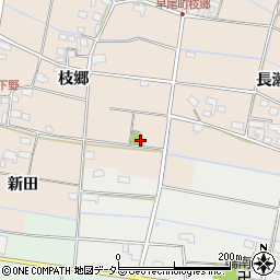 愛知県愛西市早尾町枝郷136周辺の地図