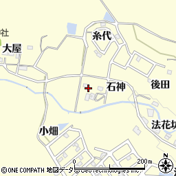 愛知県豊田市深見町石神周辺の地図