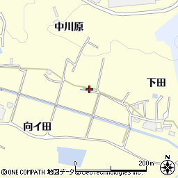 愛知県豊田市深見町中川原周辺の地図