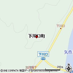 愛知県豊田市下川口町周辺の地図