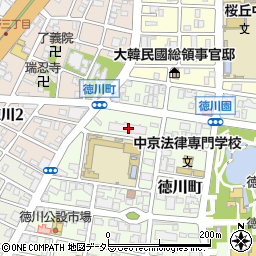 愛知県名古屋市東区徳川町2005周辺の地図