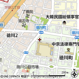 愛知県名古屋市東区徳川町2001周辺の地図