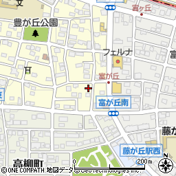 愛知県名古屋市名東区豊が丘21周辺の地図