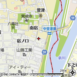 日本松栢教苑周辺の地図