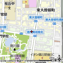 愛知県名古屋市東区徳川町2417周辺の地図
