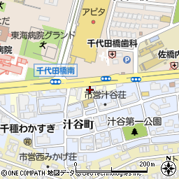 愛知県名古屋市千種区猪高町大字猪子石周辺の地図