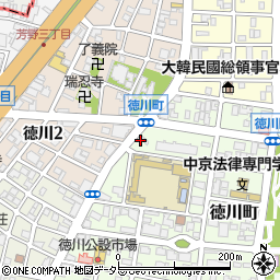 愛知県名古屋市東区徳川町2002周辺の地図