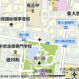 愛知県名古屋市東区徳川町2318周辺の地図