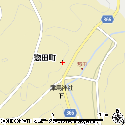 愛知県豊田市惣田町神明寺周辺の地図