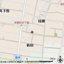 愛知県愛西市早尾町枝郷123周辺の地図