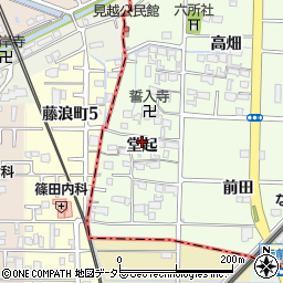 愛知県愛西市見越町堂起50周辺の地図