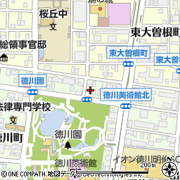 愛知県名古屋市東区徳川町2402周辺の地図