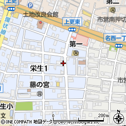 愛知県名古屋市西区栄生1丁目15-3周辺の地図