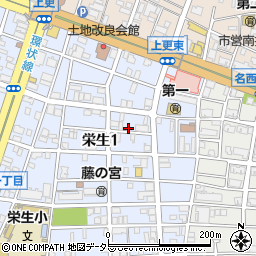 愛知県名古屋市西区栄生1丁目15-8周辺の地図