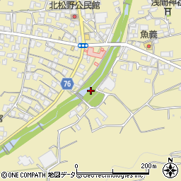 北松野ふれあい広場周辺の地図