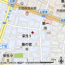愛知県名古屋市西区栄生1丁目15-9周辺の地図