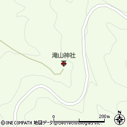 滝山神社周辺の地図