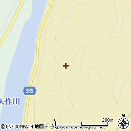 愛知県豊田市月原町安ノ平周辺の地図