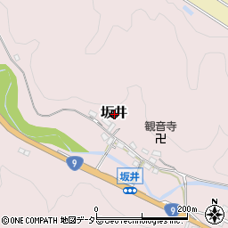 京都府船井郡京丹波町坂井周辺の地図