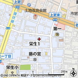 愛知県名古屋市西区栄生1丁目15-13周辺の地図