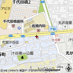 愛知県名古屋市千種区汁谷町108周辺の地図