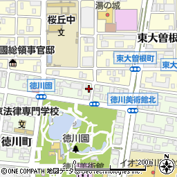 愛知県名古屋市東区徳川町2313周辺の地図