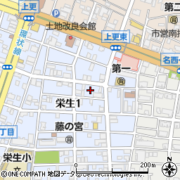 愛知県名古屋市西区栄生1丁目15周辺の地図