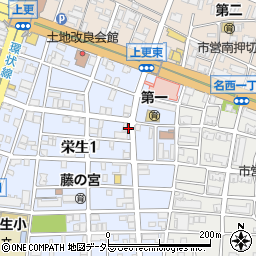 愛知県名古屋市西区栄生1丁目15-1周辺の地図