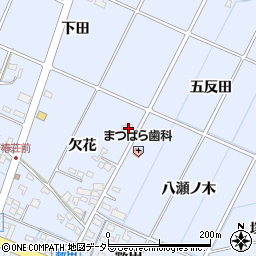 愛知県長久手市岩作欠花99周辺の地図