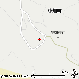 愛知県豊田市小畑町上小畑周辺の地図