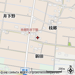 愛知県愛西市早尾町枝郷116周辺の地図