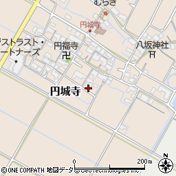 滋賀県愛知郡愛荘町円城寺307周辺の地図