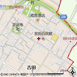 滋賀県犬上郡豊郷町吉田195周辺の地図